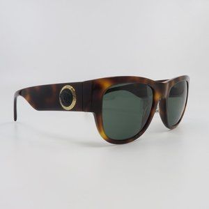 Versace MOD. 4359 5217/71 Brown Tortoise/Green Unisex New Sunglasses 55mm